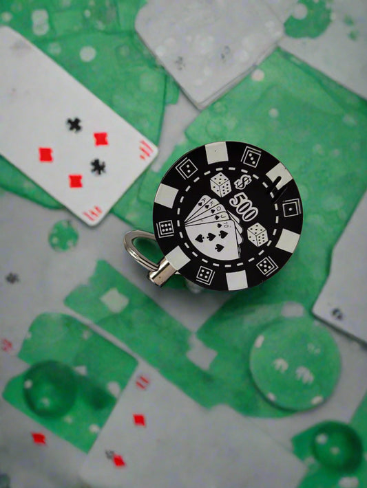 Poker Chip-Shaped Lighter – Refillable & Durable 🃏🔥